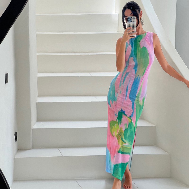 Robe Longue Élégante et Colorée - Sophia