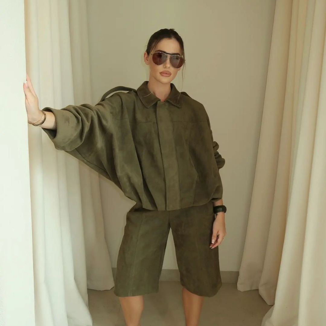 Veste suède Naïa