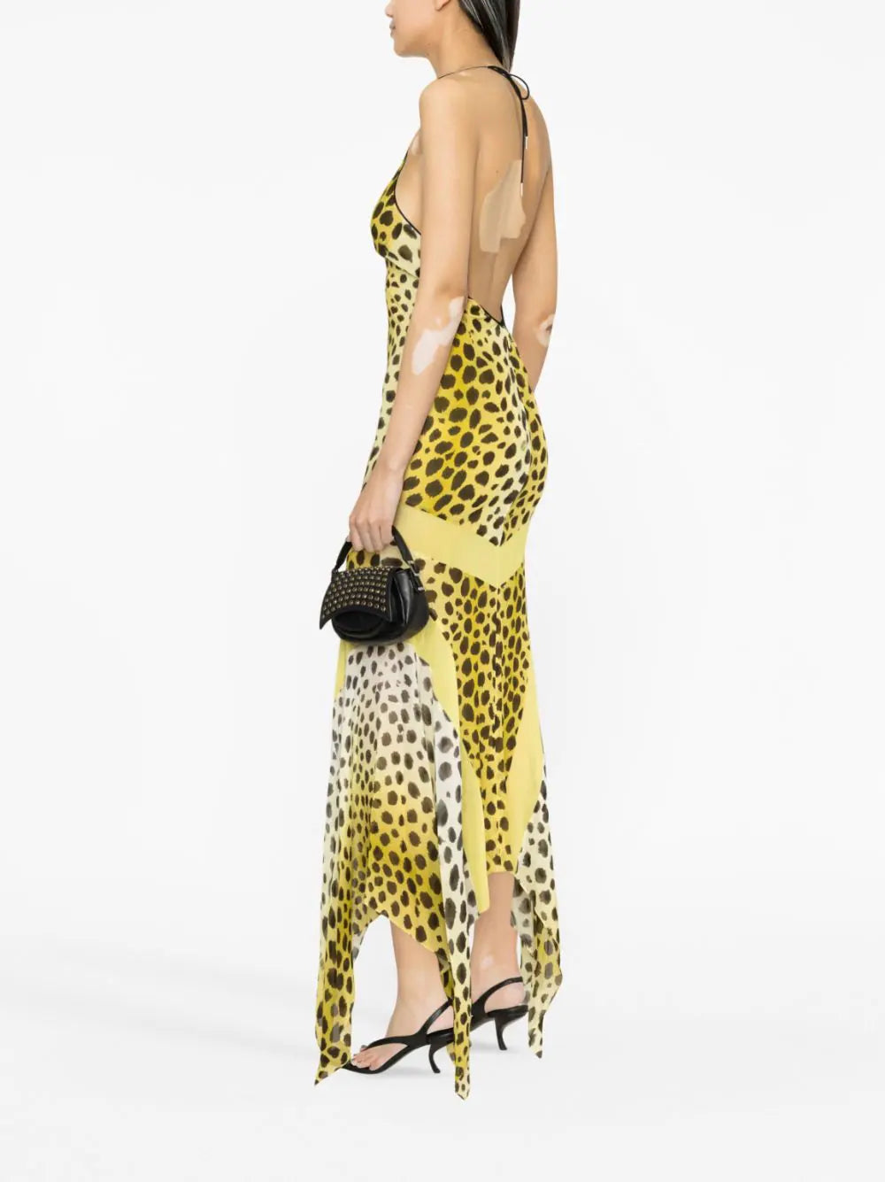 Robe léopard verte Lola