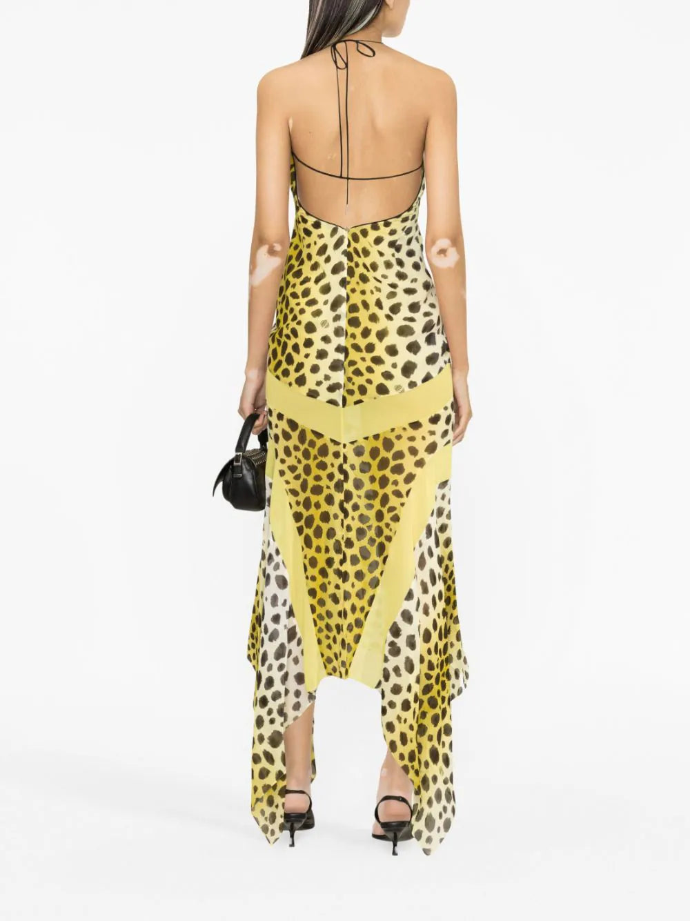Robe léopard verte Lola