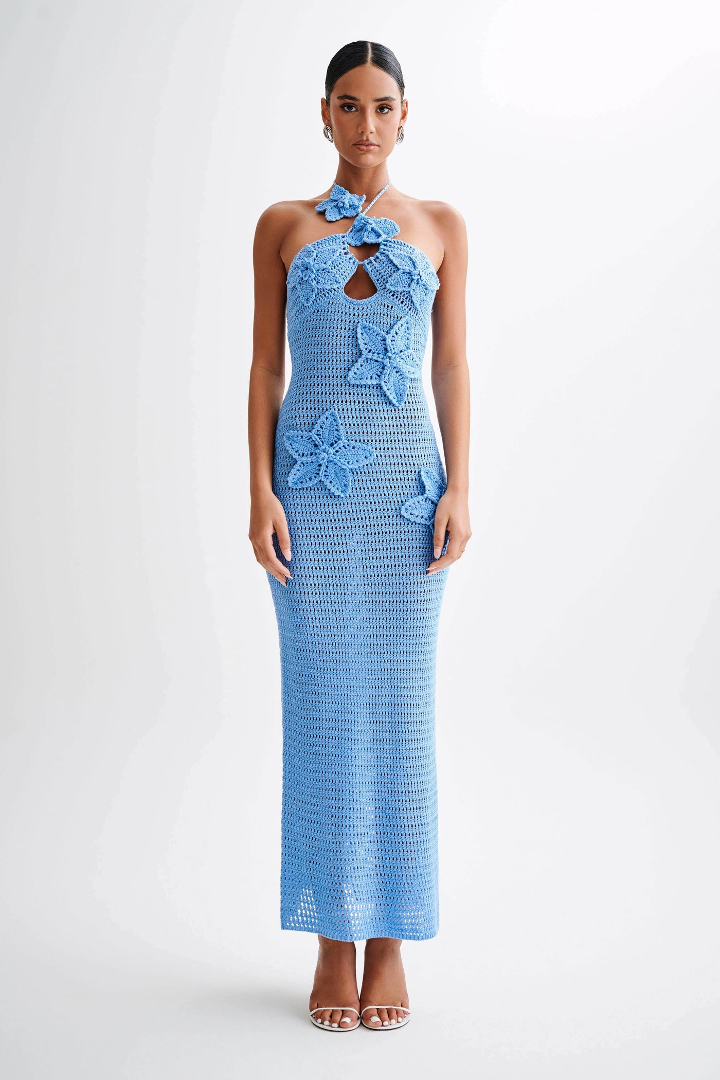 Robe crochet fleurs - Flora