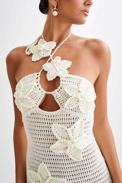 Robe crochet fleurs - Flora