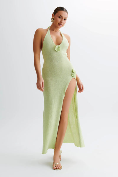 Robe maille fleur - Fiora