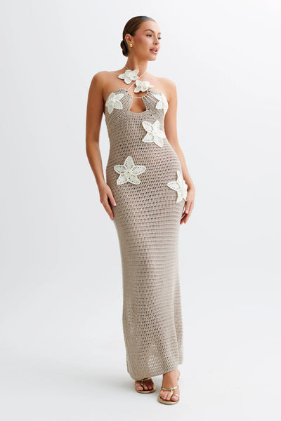 Robe crochet fleurs - Flora
