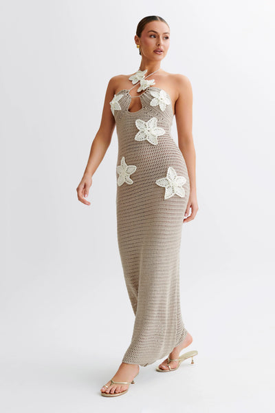 Robe crochet fleurs - Flora