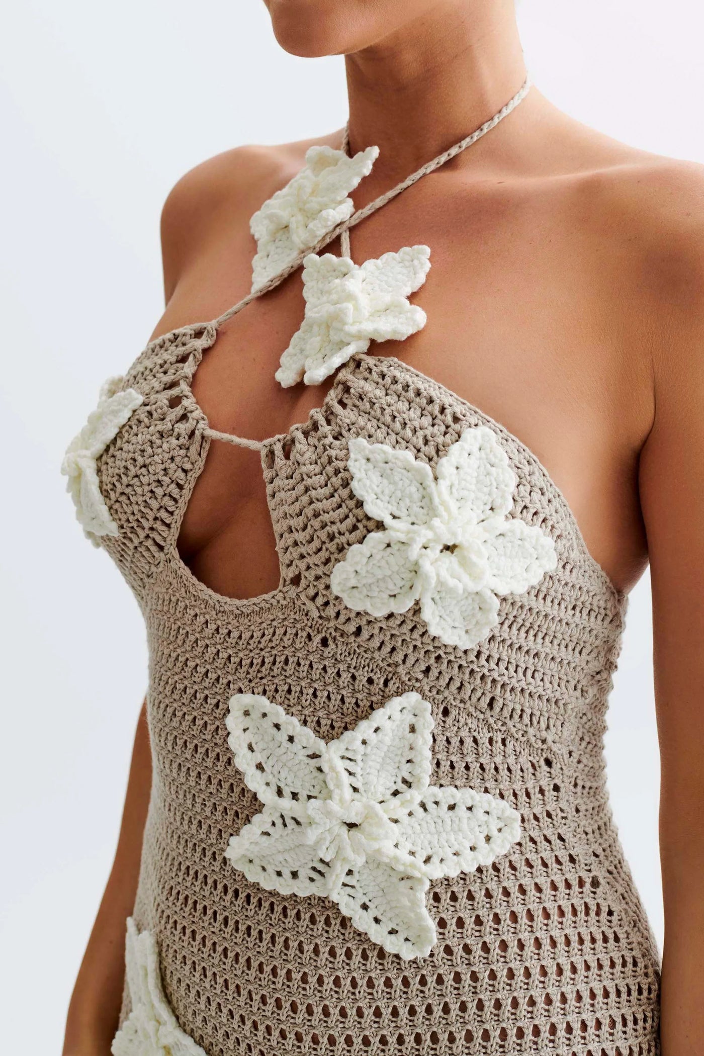 Robe crochet fleurs - Flora