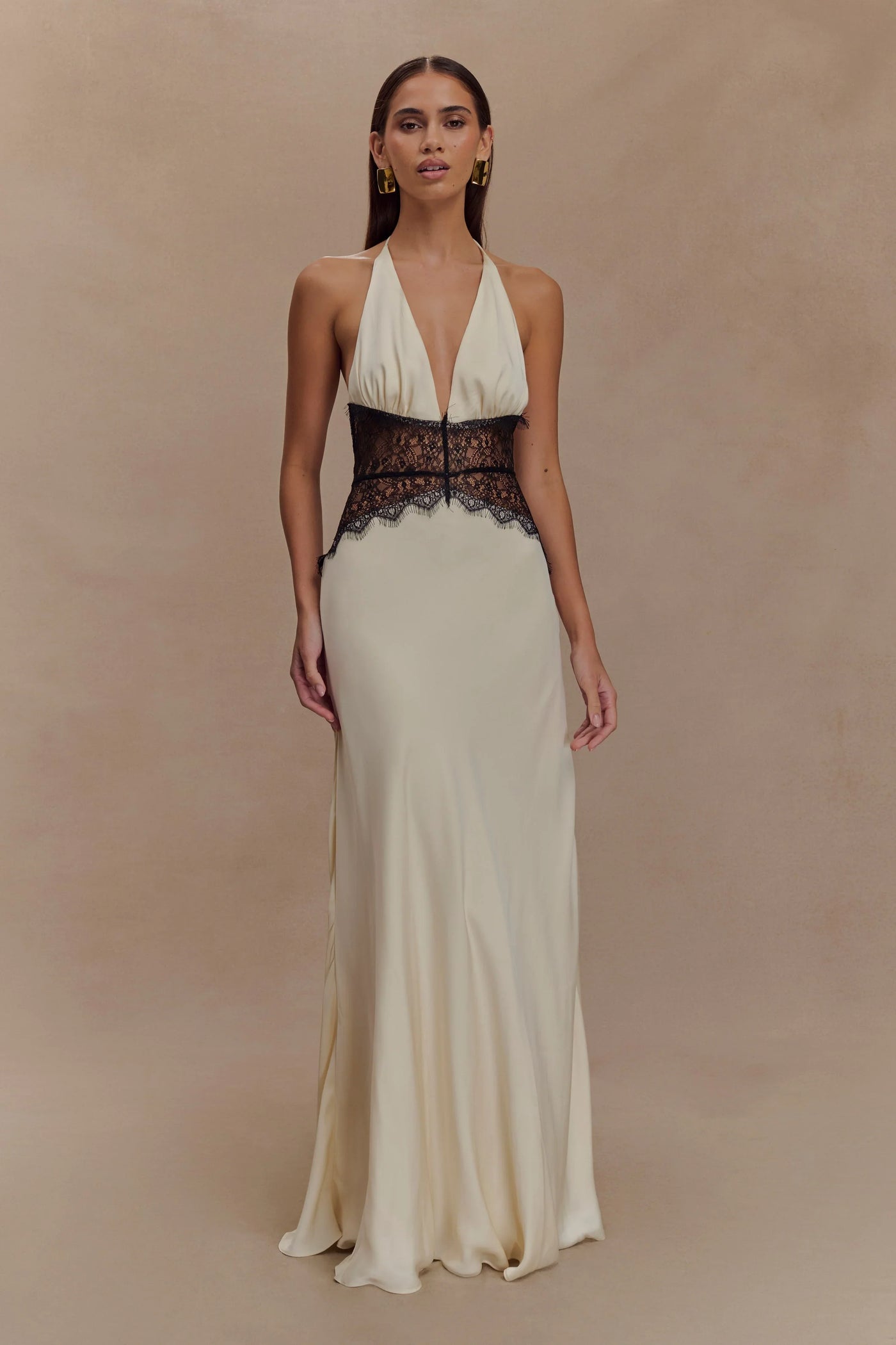 Robe détail dentelle - Averalia