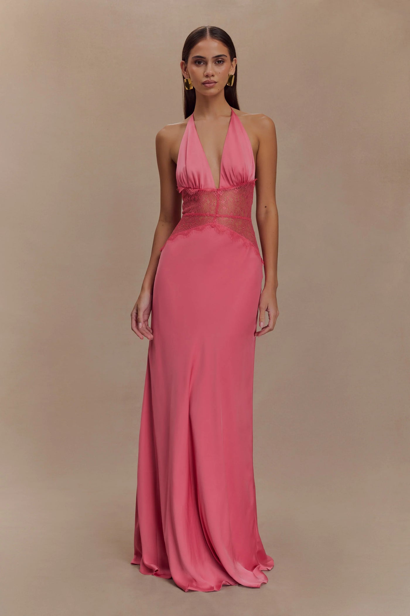 Robe détail dentelle - Averalia