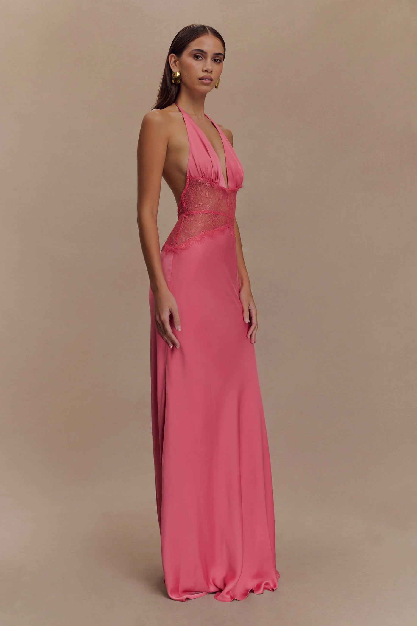 Robe détail dentelle - Averalia