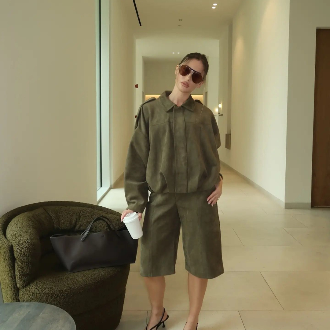 Veste suède Naïa