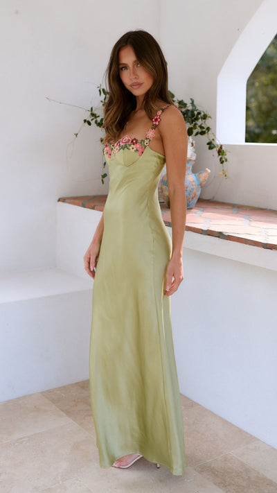 Robe Longue Fleurie Élégante - Celestina