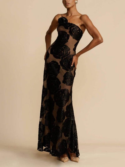 Robe Longue Fleurie Bustier – Maria