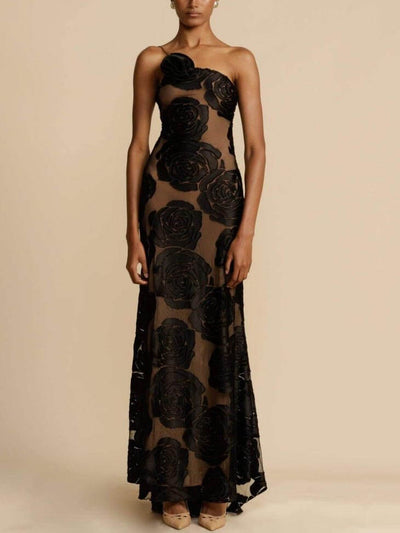 Robe Longue Fleurie Bustier – Maria