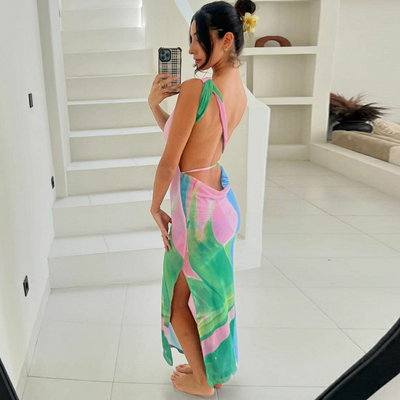 Robe Longue Élégante et Colorée - Sophia