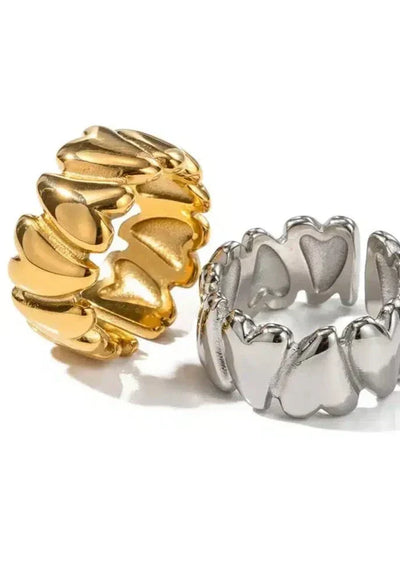 Bague cœurs entrelacés – Layla