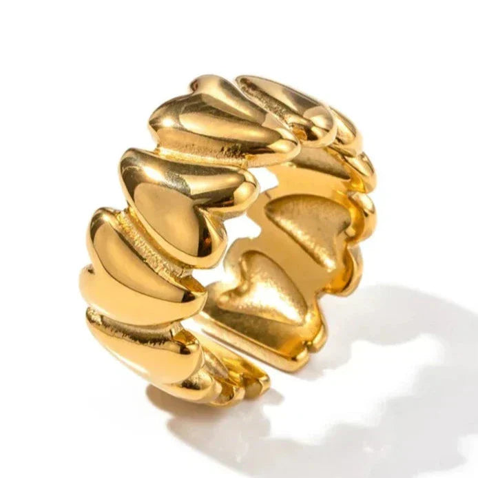 Bague cœurs entrelacés – Layla