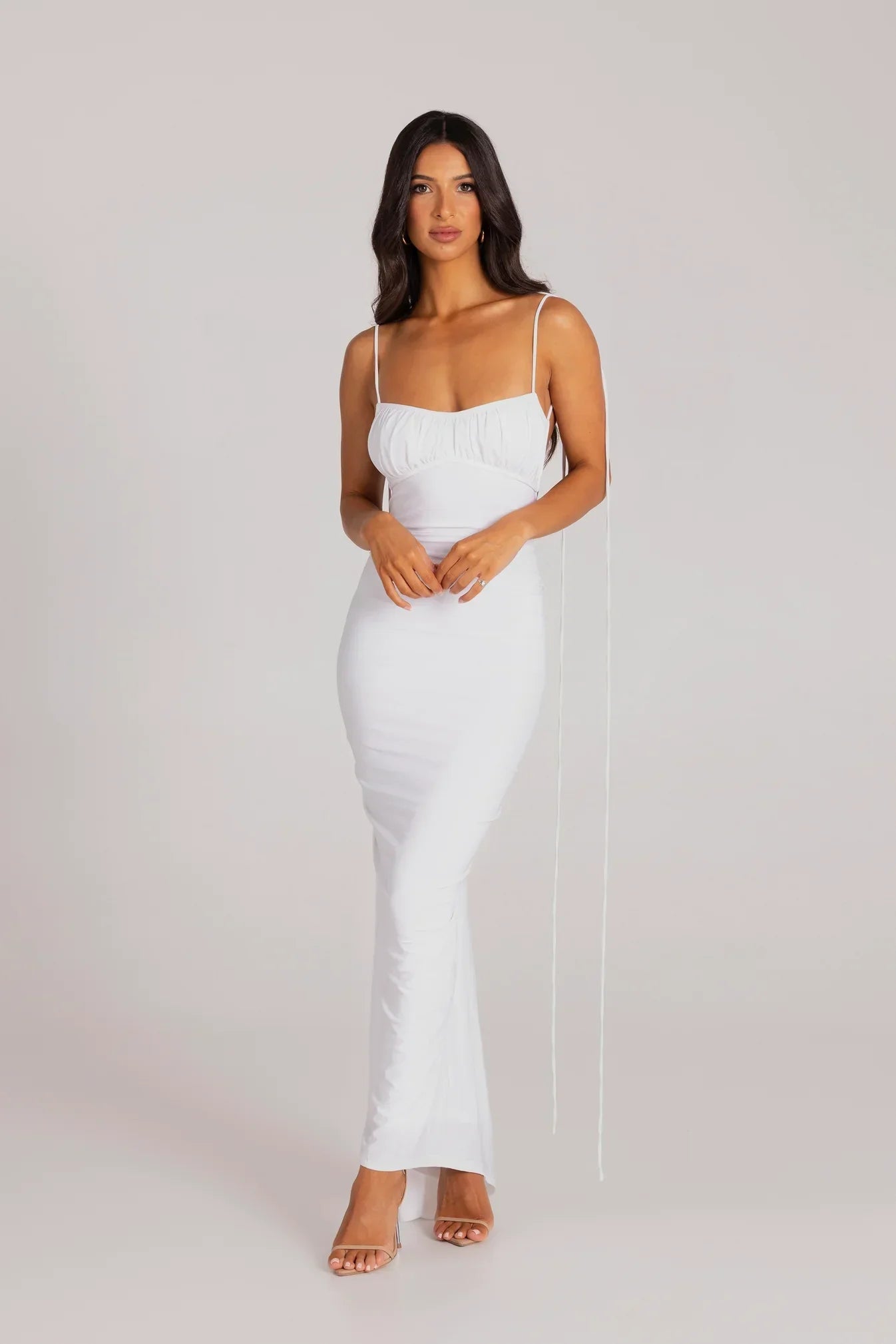 Robe longue dos nu sculptante – Amalya