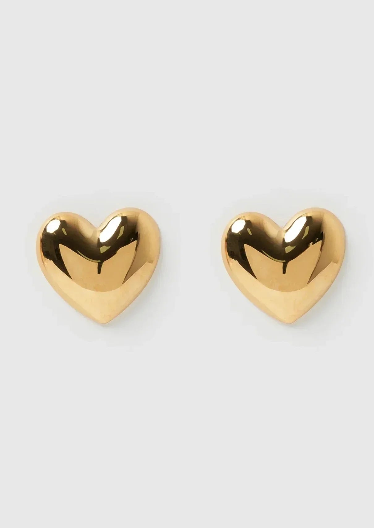Boucles d’oreilles cœur bombé – Louna