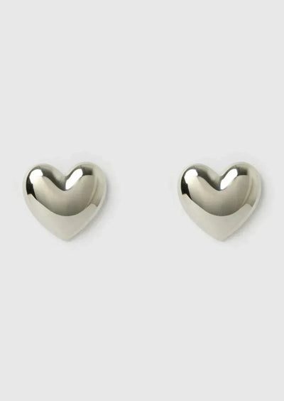 Boucles d’oreilles cœur bombé – Louna