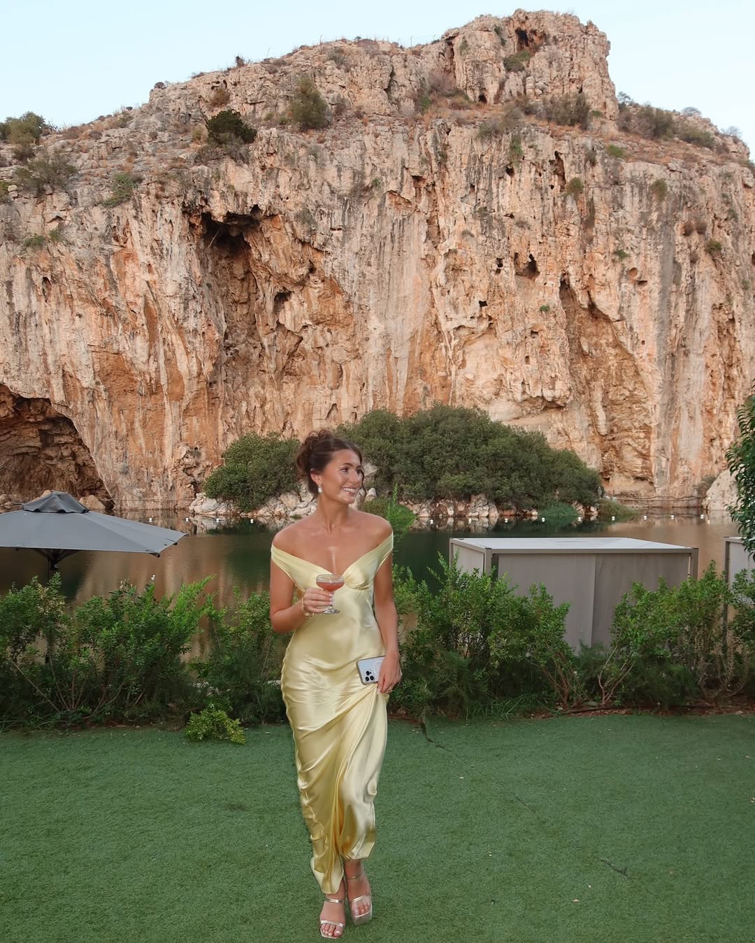 Robe Longue Dos Nu En Satin - Lea