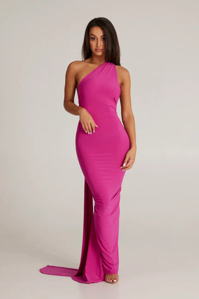 Robe Fendue Asymétrique – Lynessia