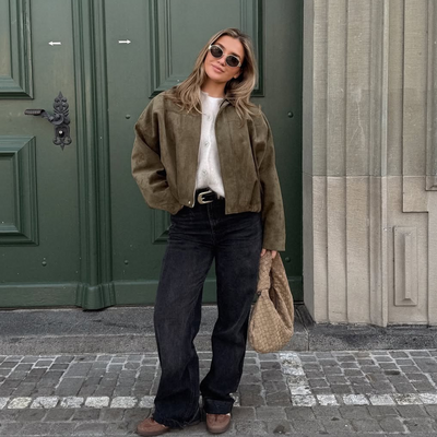 Veste suède Naïa