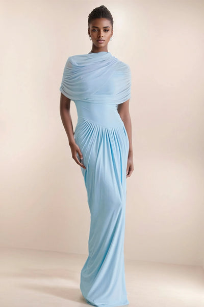 Robe Maxi Drapée Longue Femme - Sabrina