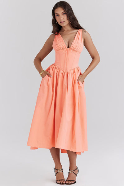 Robe Élégante à Bretelles – Gabriella