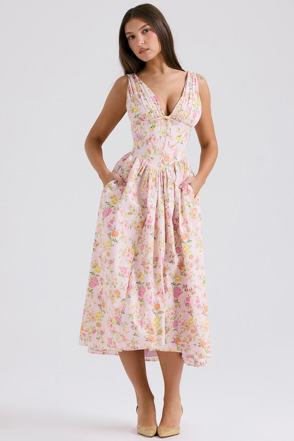 Robe Élégante à Bretelles – Gabriella