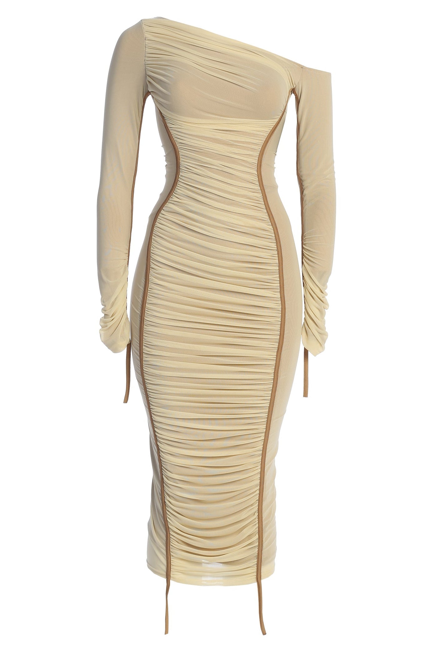 Robe maille moulante épaules dénudées – Isla