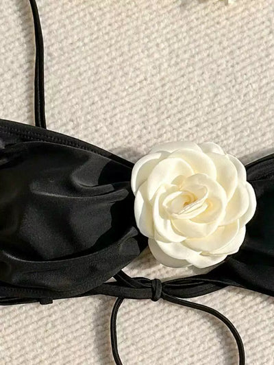 Bikini Brésilien avec Rose - Eliana