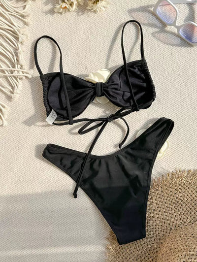 Bikini Brésilien avec Rose - Eliana