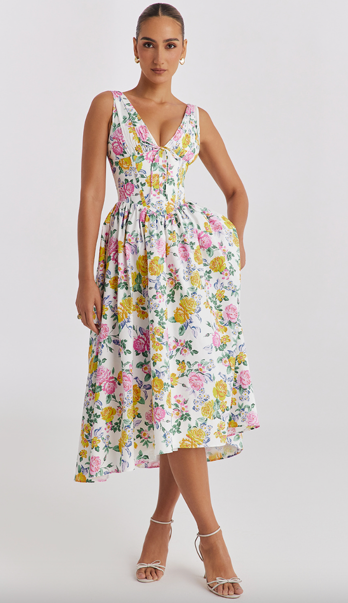 Robe Élégante à Bretelles – Gabriella