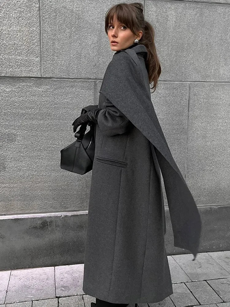 Manteau écharpe - Camilla