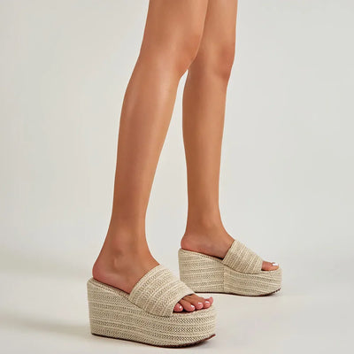 Espadrille Plateforme Chanvre