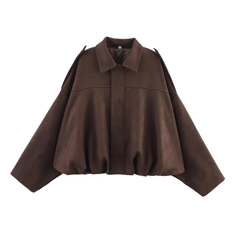 Veste automne en suède - Naïa