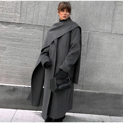 Manteau écharpe - Camilla
