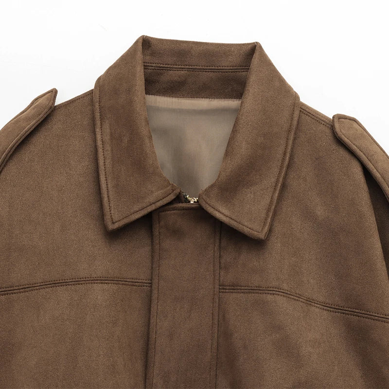 Veste automne en suède - Naïa
