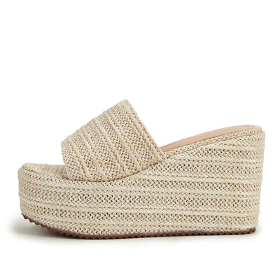Espadrille Plateforme Chanvre