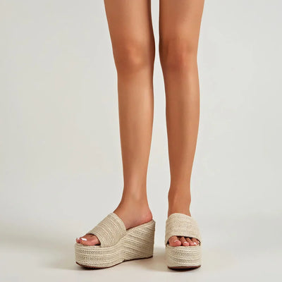 Espadrille Plateforme Chanvre