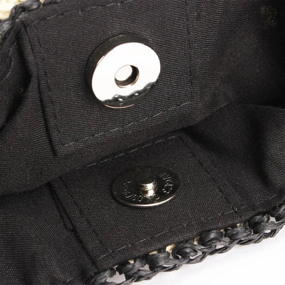 Tote Bag Noir et Blanc Tissage