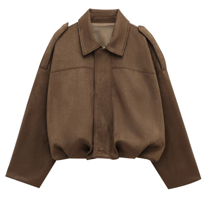 Veste automne en suède - Naïa