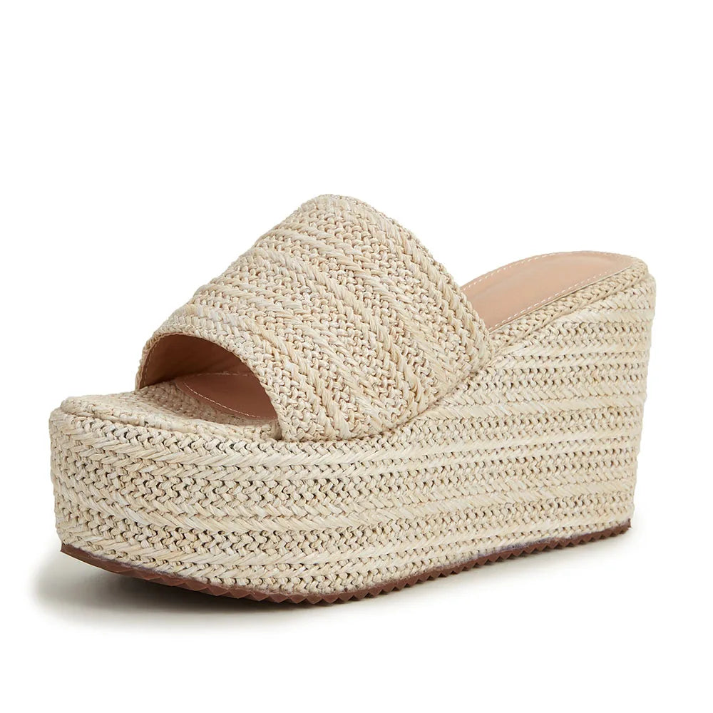 Espadrille Plateforme Chanvre