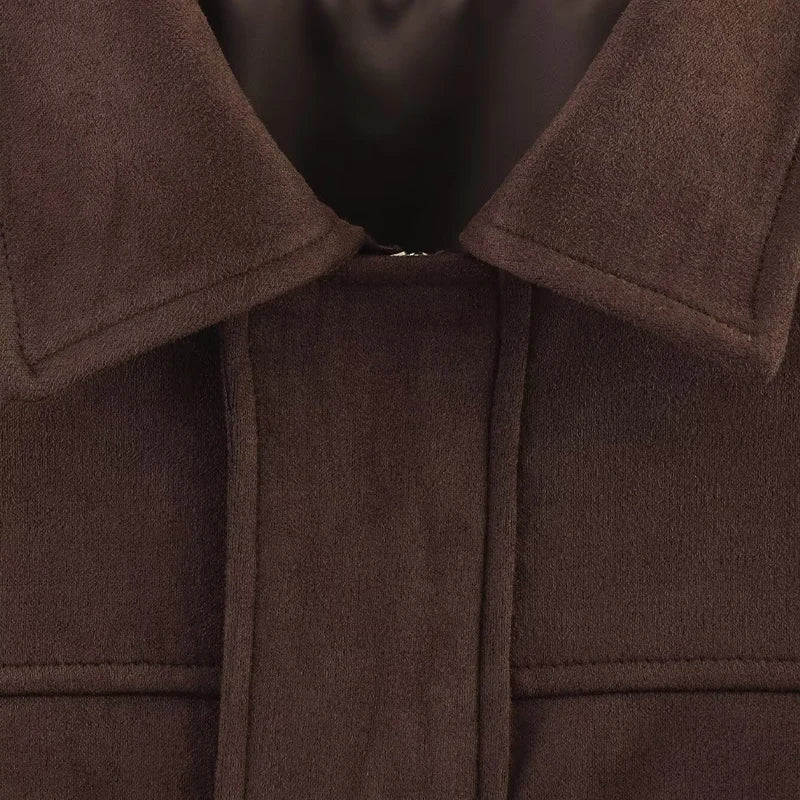 Veste automne en suède - Naïa