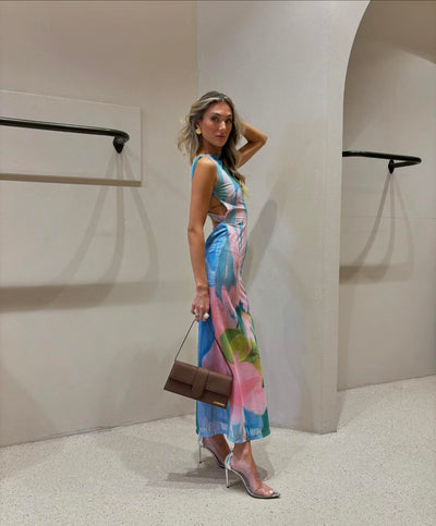 Robe Longue Élégante et Colorée - Sophia