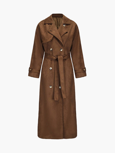 Trench long suédine - Mira