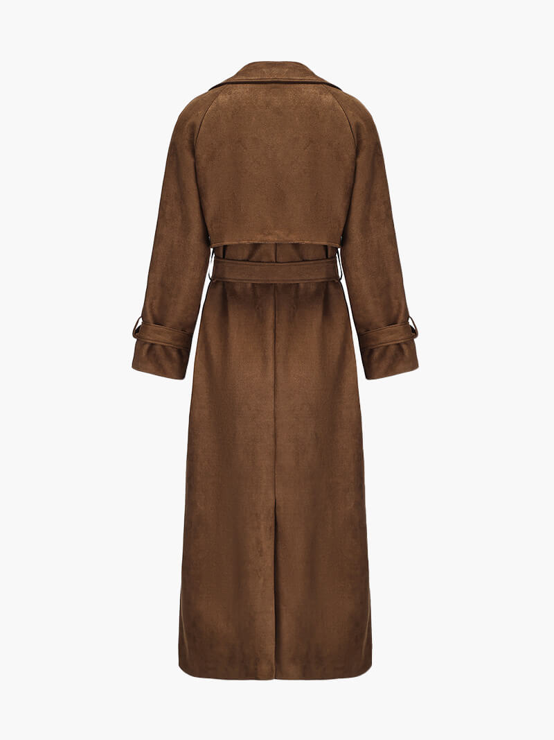 Trench long suédine - Mira