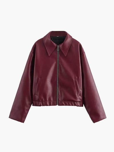 Veste en cuir Roma