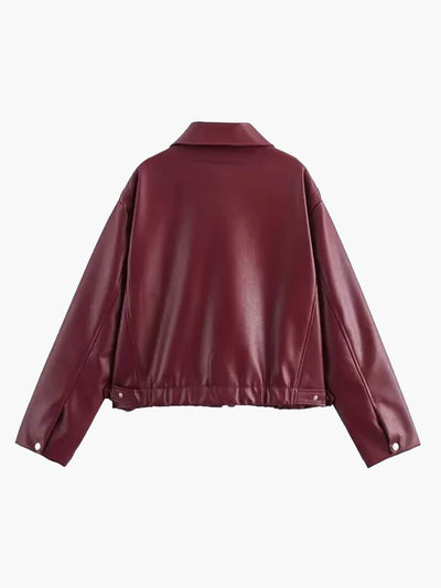 Veste en cuir Roma