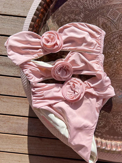 Maillot Une-Pièce Élégant à Détails Floraux - Leya
